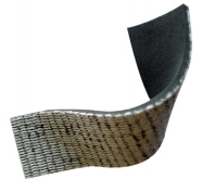 Megaflat flat belt with a specific characteristic